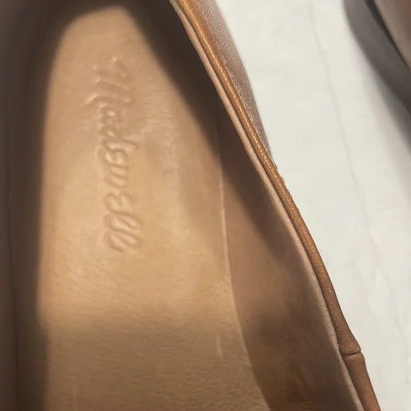 Madewell Tan Leather Loafers - Picture 2 of 9